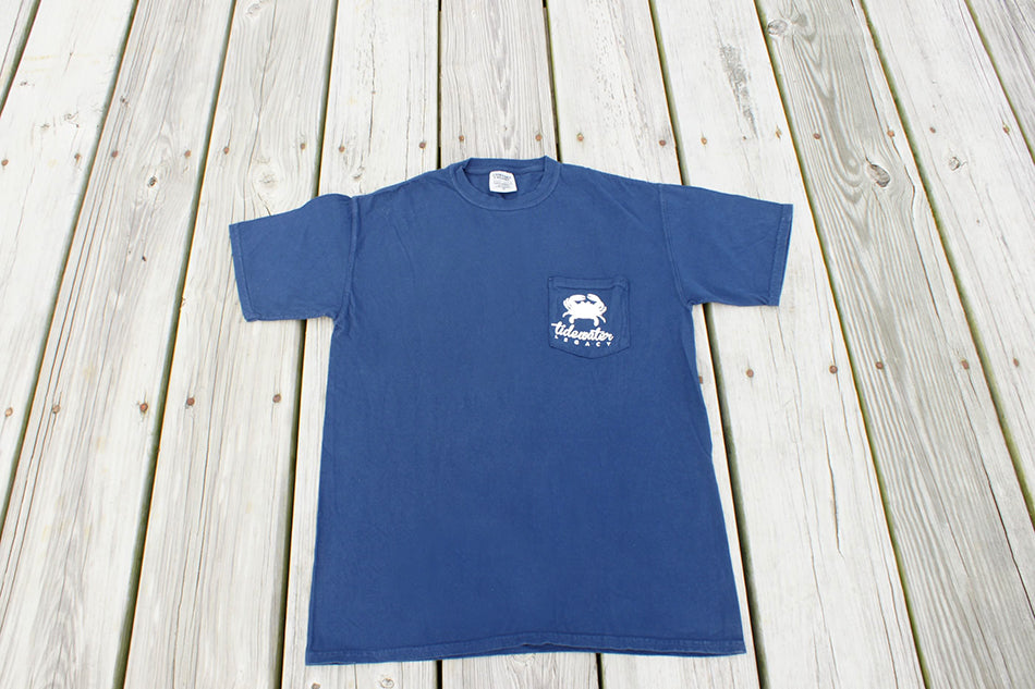 Navy and White Short Sleeve